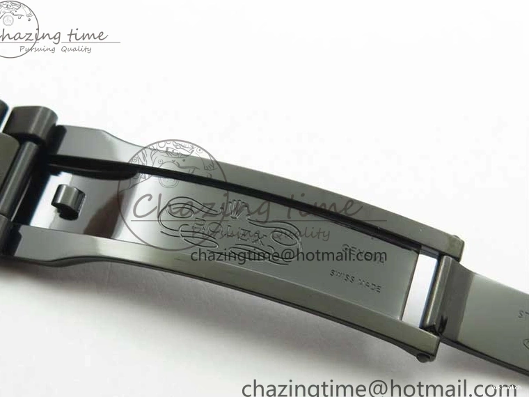 All Markers A3235 on Oyster Bracelet 41 Black Dial Black PVD Best Edition VRF Diamonds DateJust PVD 0128